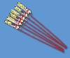 Parachu rocket 6 ks